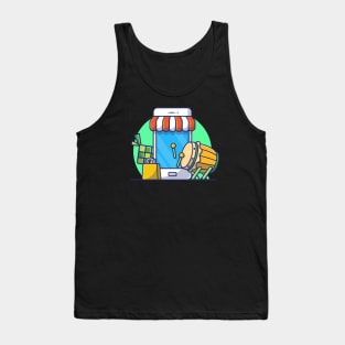 Ramadan Sale Online Shopping Cartoon (3) Tank Top